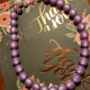 Vintage 1960's Lucite Beaded Choker Necklace